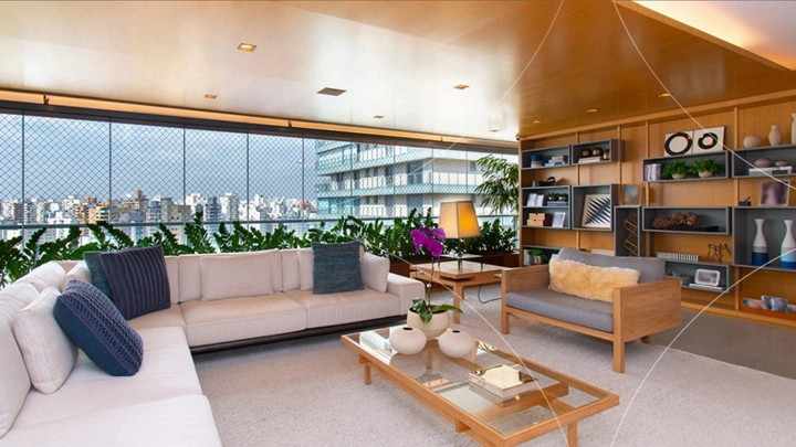 Sala Apartamento Luxo